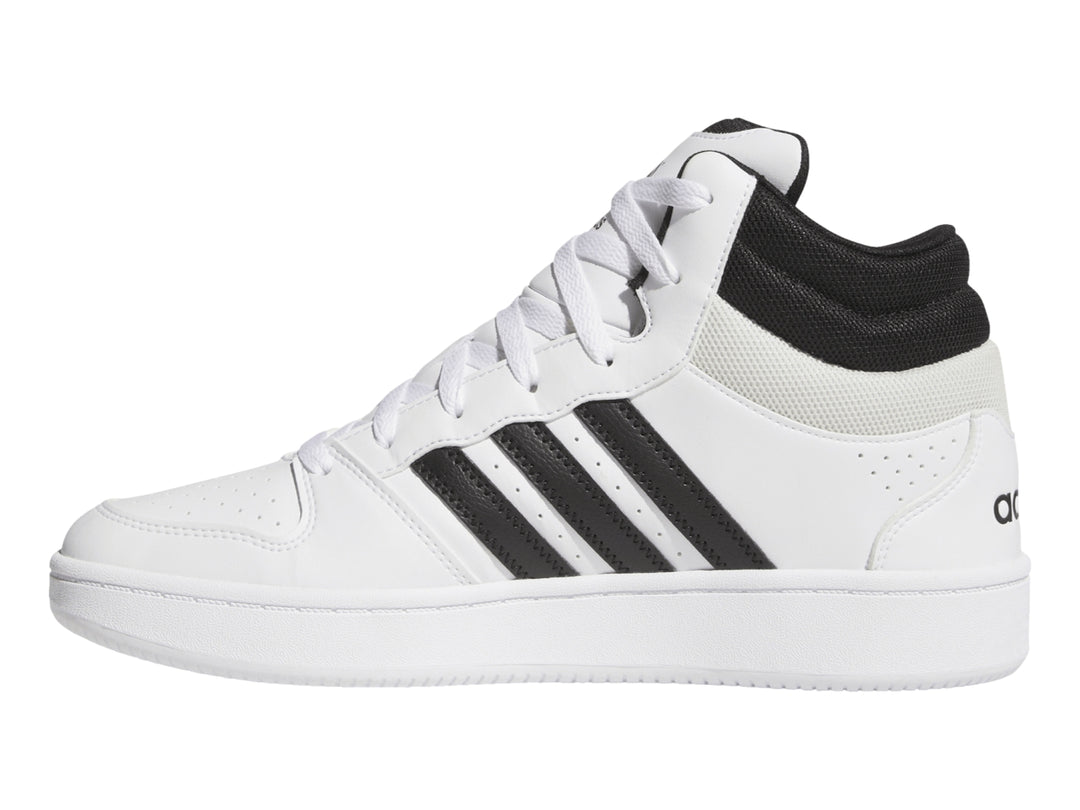 Tenis Adidas Hoops Mid Classic Blanco y Negro para Hombre