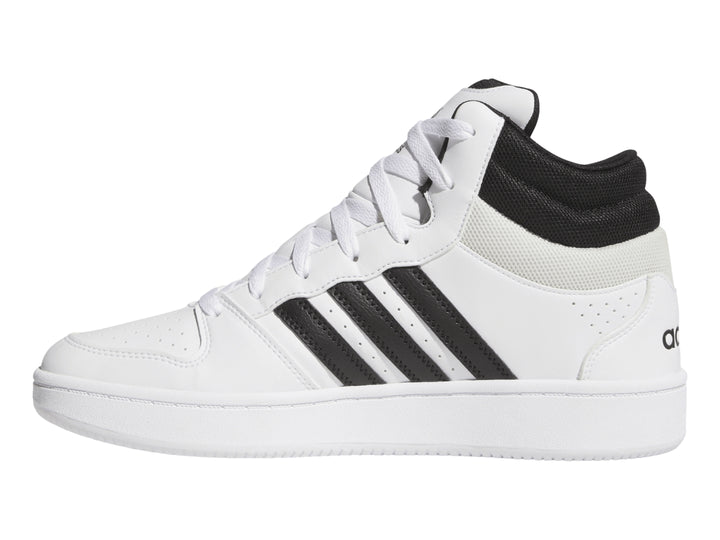 Tenis Adidas Hoops Mid Classic Blanco y Negro para Hombre