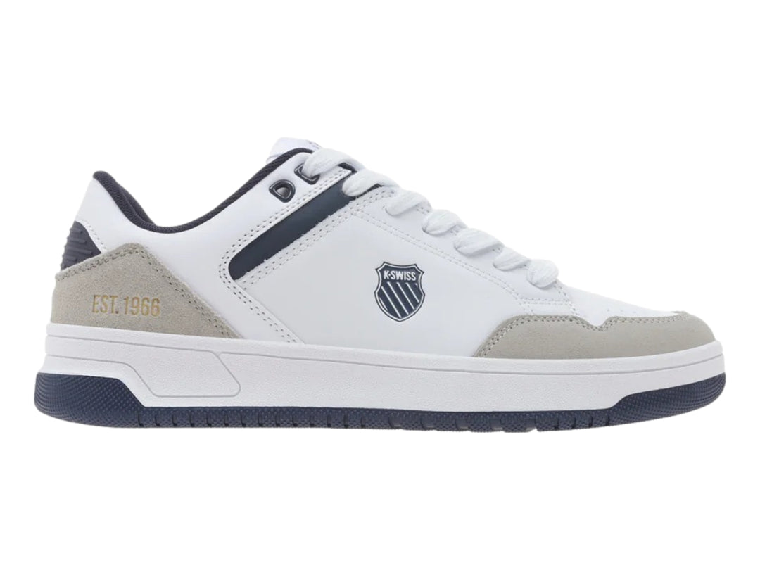 Tenis K-Swiss Terminus Blanco y Azul Marino para Hombre