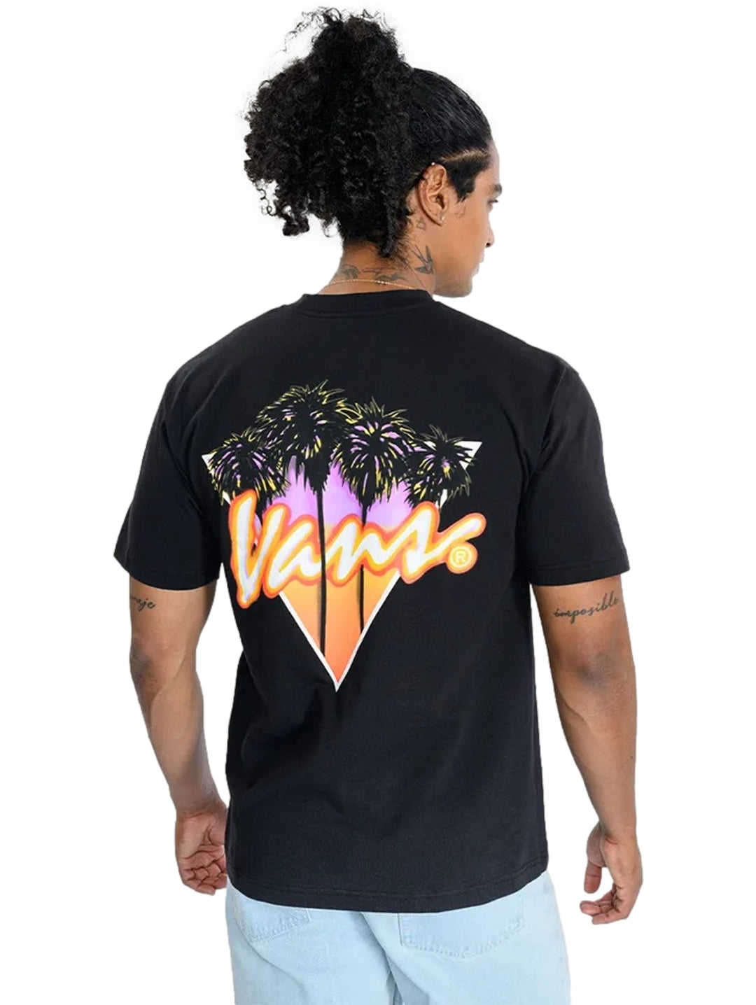 Playera Vans Palm Drive Negro para Hombre