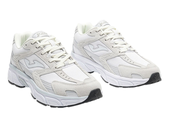 Tenis deportivos Joma modelo RT-50 en color blanco total para hombre.