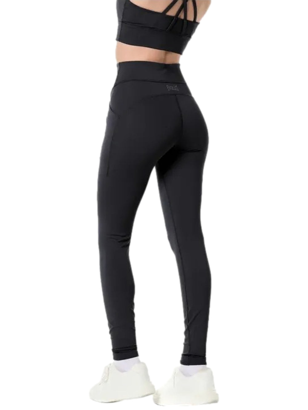Leggings deportivos ajustados color negro para mujer de la marca Everlast.