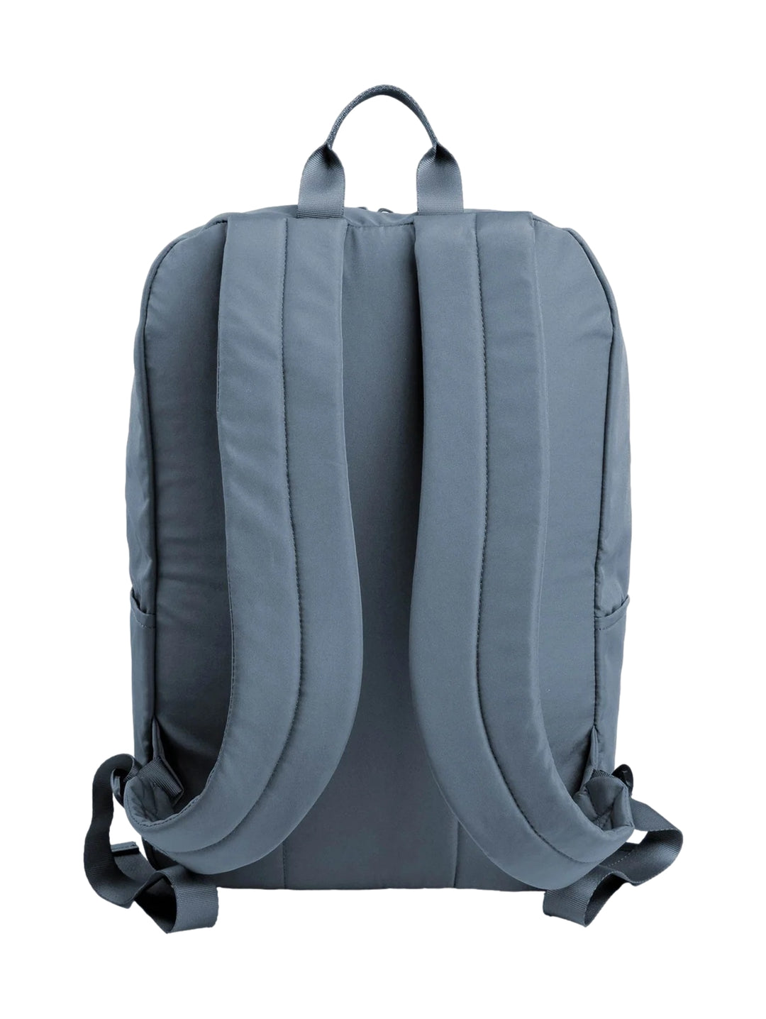 Mochila escolar color azul de la marca Everlast con correa frontal con logo.