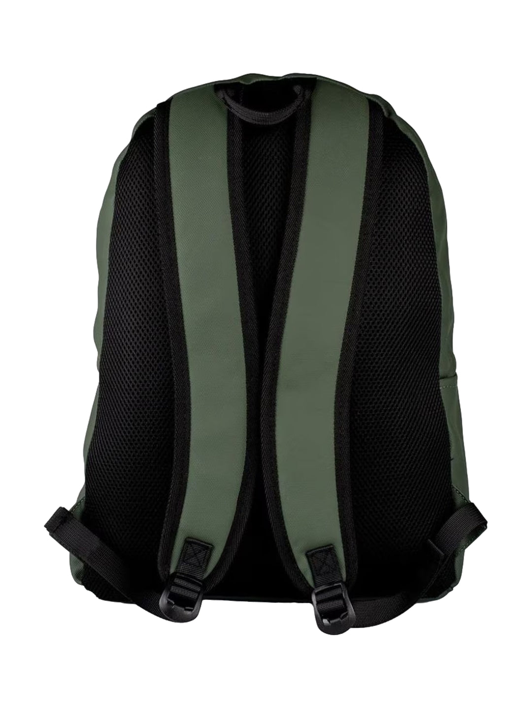 Mochila escolar Everlast de color verde con logotipo blanco en el bolsillo frontal y detalles en negro.