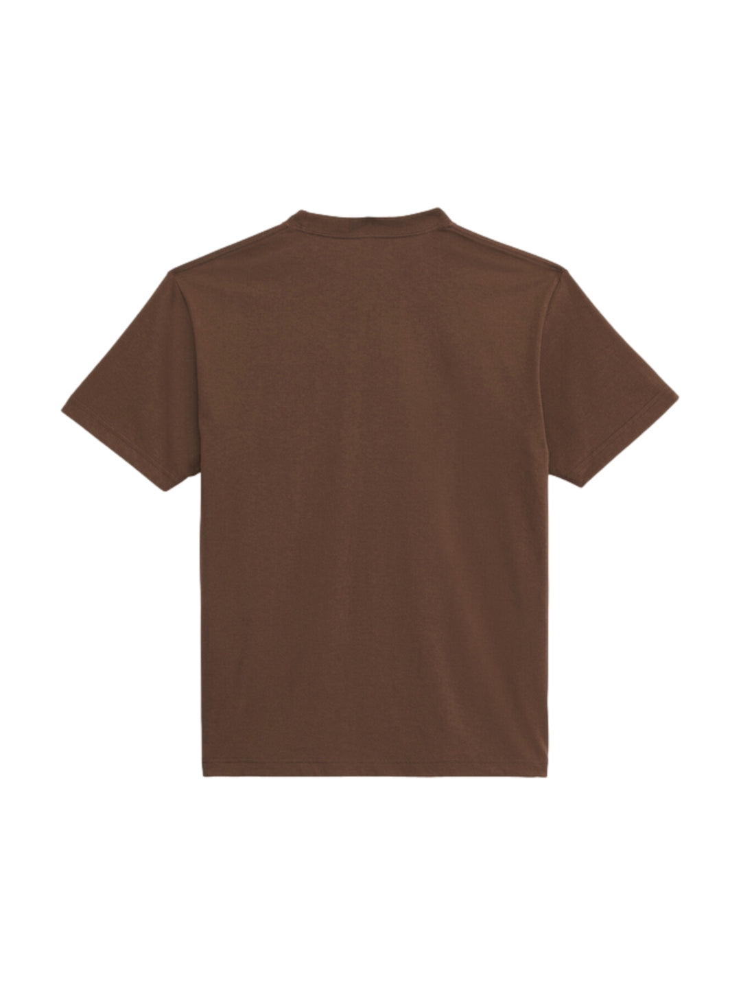 Camiseta de manga corta color marrón vintage cocoa con un logo de estrella de VANS en el pecho.