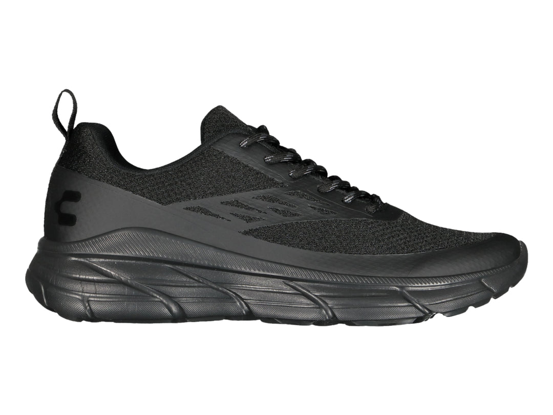 Tenis deportivos Charly Light Sport color negro para hombre, vista lateral.