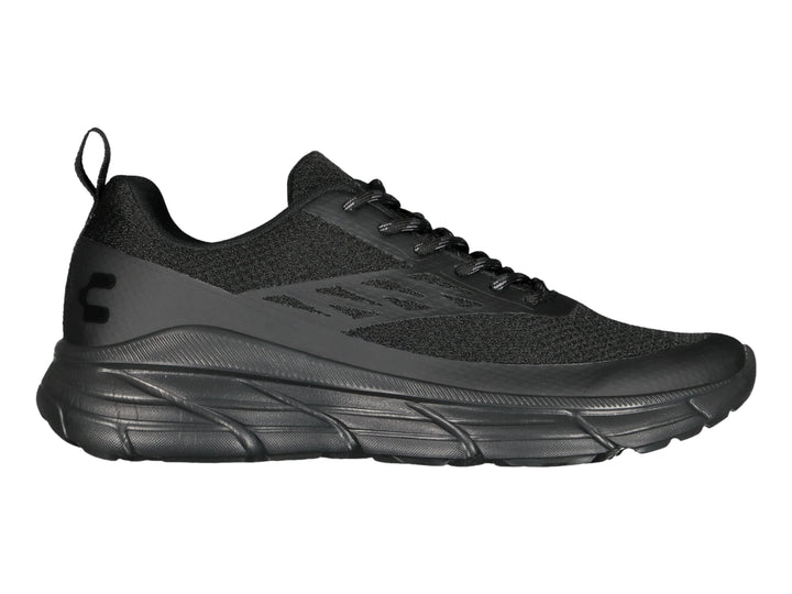 Tenis deportivos Charly Light Sport color negro para hombre, vista lateral.