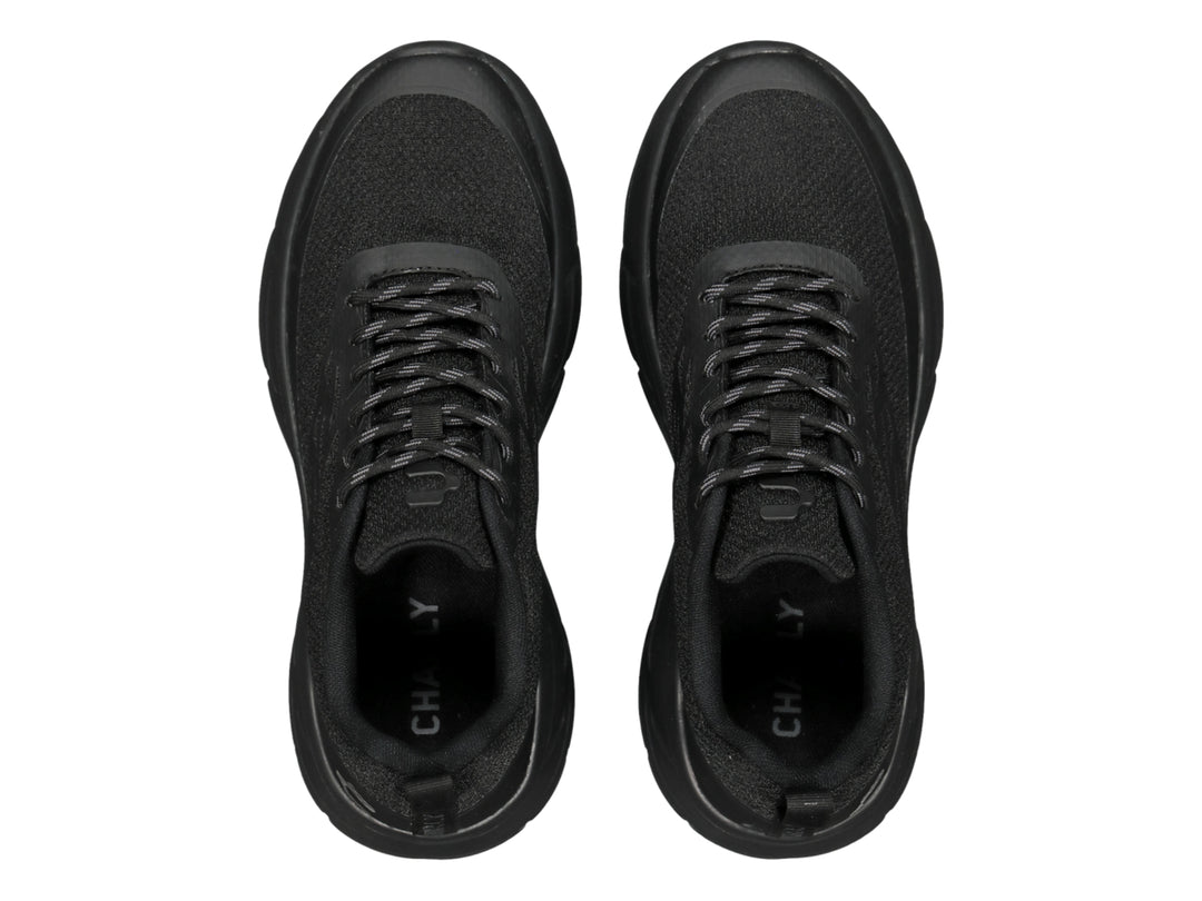 Tenis deportivos Charly Light Sport color negro para hombre, vista lateral.
