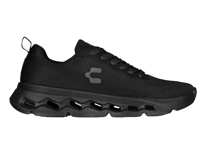 Tenis deportivos Charly Light Sport color negro para hombre con suela amortiguada y tejido transpirable.