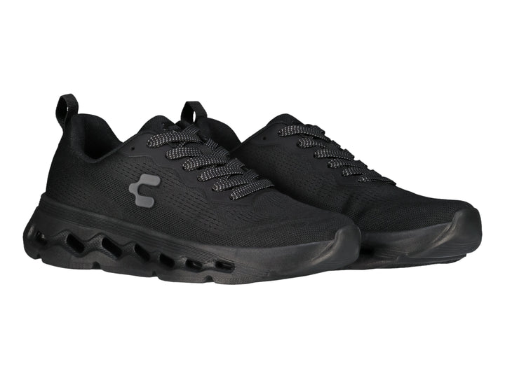 Tenis deportivos Charly Light Sport color negro para hombre con suela amortiguada y tejido transpirable.
