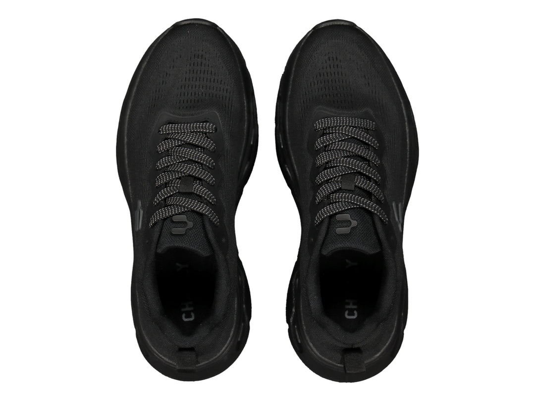 Tenis deportivos Charly Light Sport color negro para hombre con suela amortiguada y tejido transpirable.