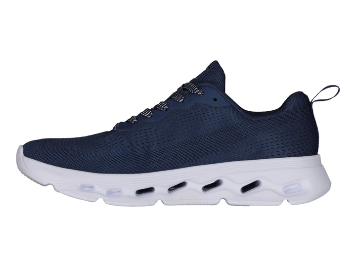 Tenis deportivos Charly color azul con suela blanca y tejido transpirable para hombre.