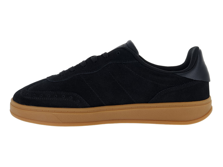 Tenis deportivos Tommy Hilfiger color negro con suela de goma marrón para Mujer.