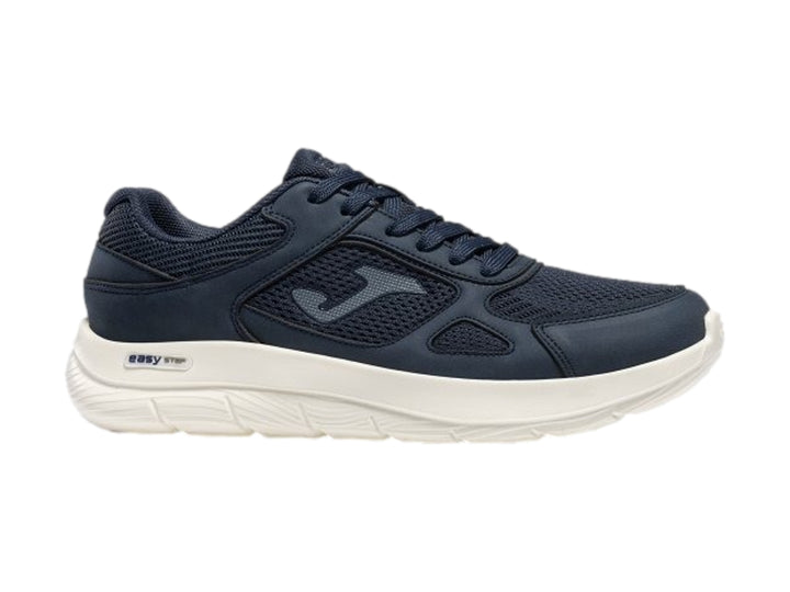 Tenis deportivos Joma Eros color marino con suela blanca para hombre.