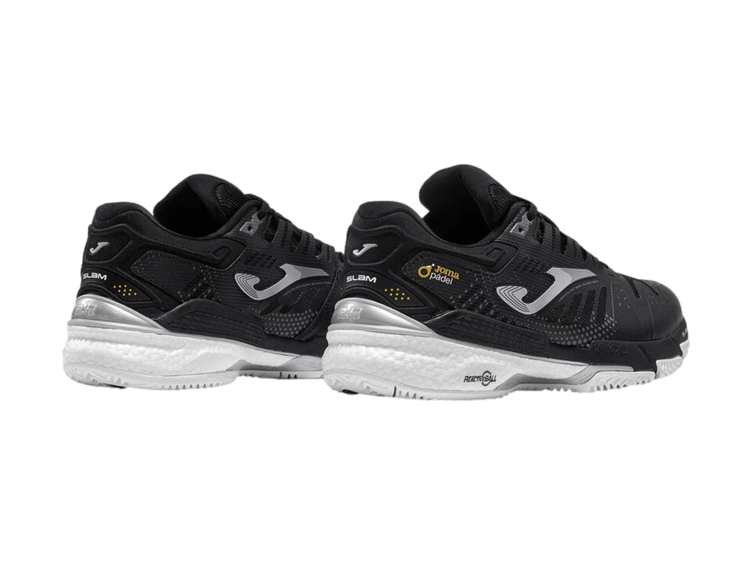 Tenis Joma Slam Classic color negro con suela blanca para hombre.