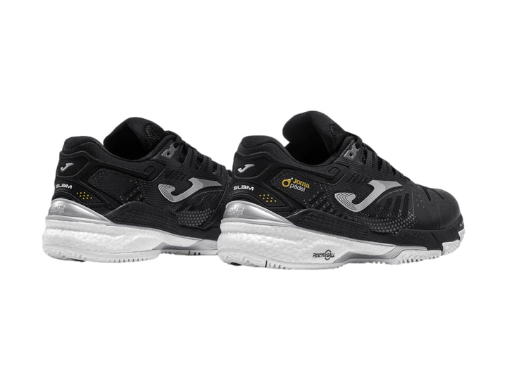 Tenis Joma Slam Classic color negro con suela blanca para hombre.