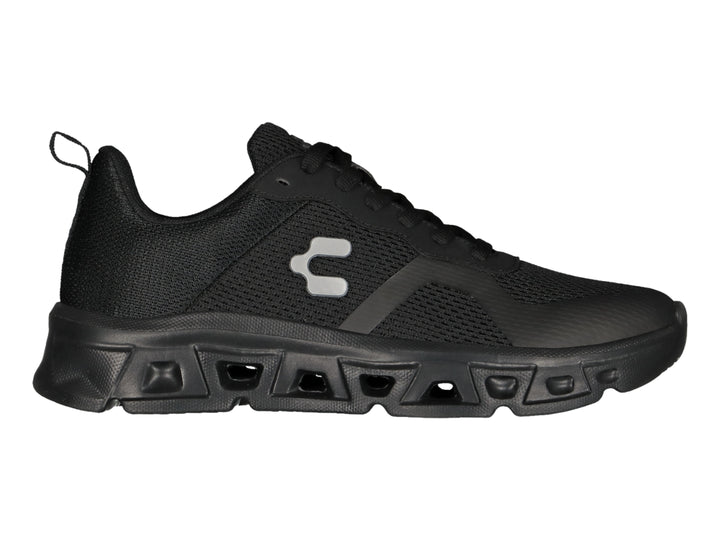Tenis deportivos Charly Light Sport color negro para mujer con suela robusta y malla transpirable.