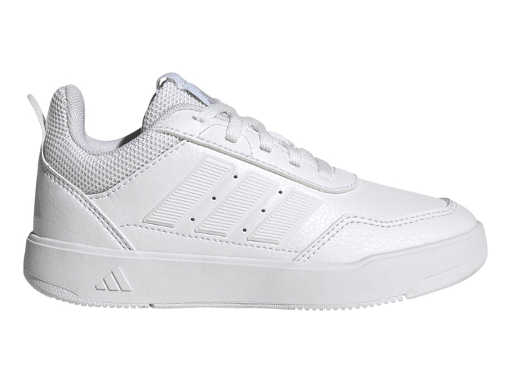 Tenis deportivos Adidas Tensaur Sport 3.0 K en color blanco para niño.