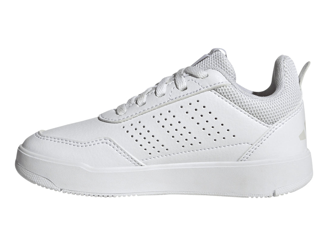 Tenis deportivos Adidas Tensaur Sport 3.0 K en color blanco para niño.