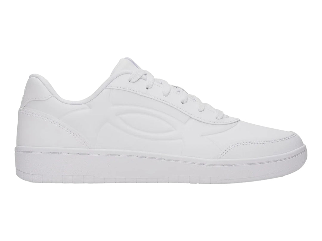 Tenis Under Armour Tempo color blanco para hombre, vista lateral.