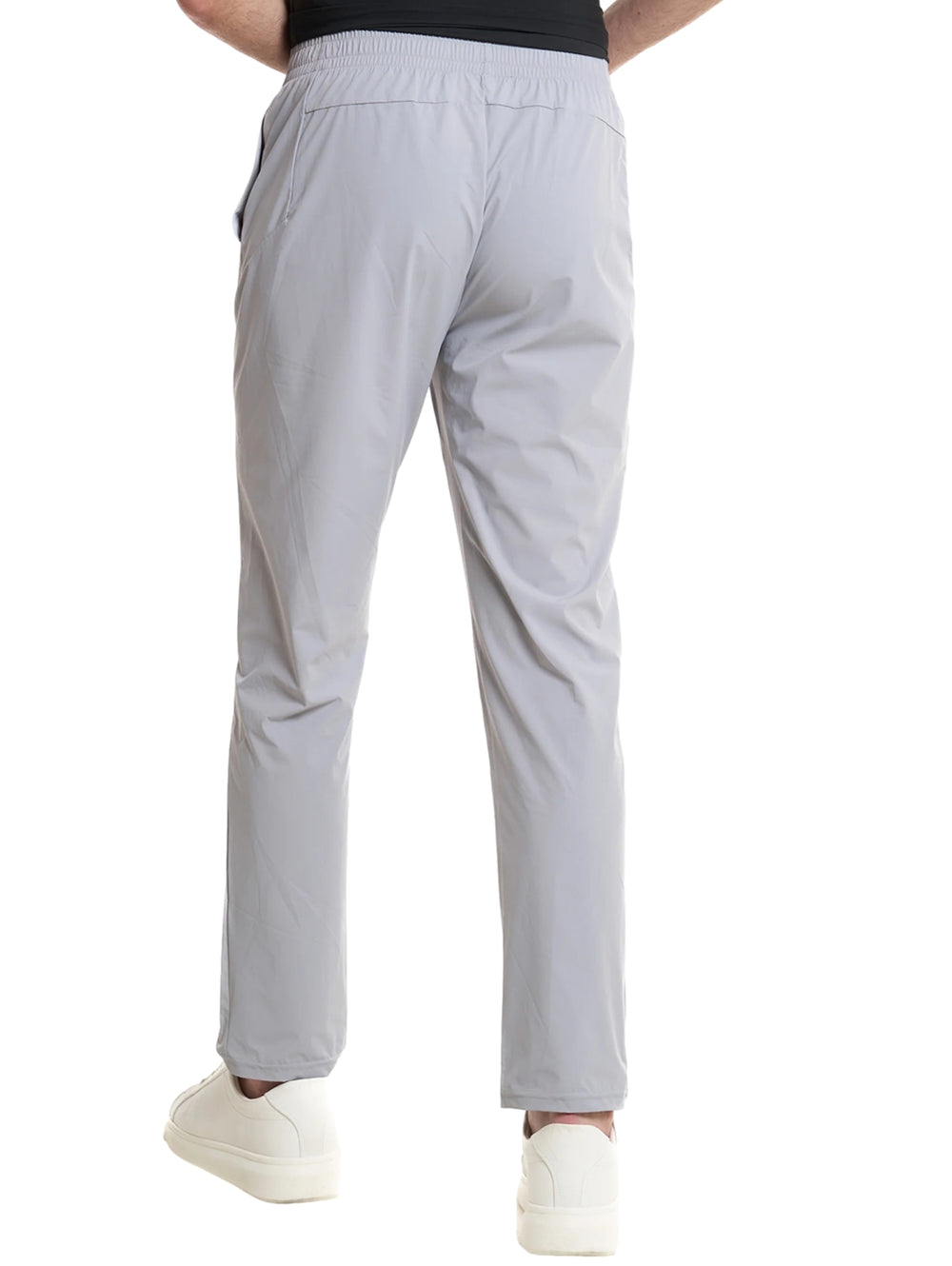 Pantalones deportivos Everlast color gris para hombre con corte ajustado y cintura elástica.
