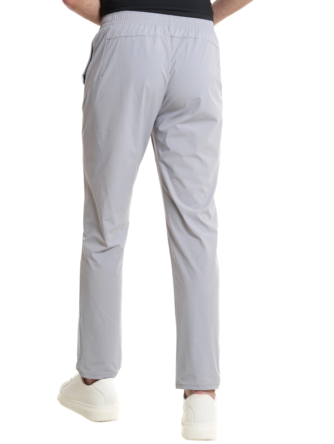Pantalones deportivos Everlast color gris para hombre con corte ajustado y cintura elástica.