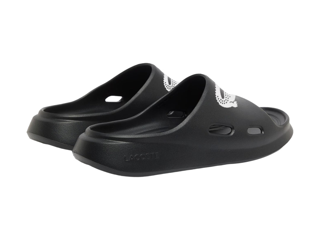 Sandalia Lacoste Meduz Clog color gris oscuro para hombre.