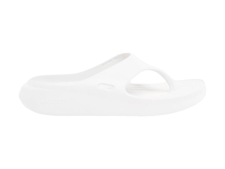 Sandalia Lacoste Meduz flip-flop de color blanco para hombre.