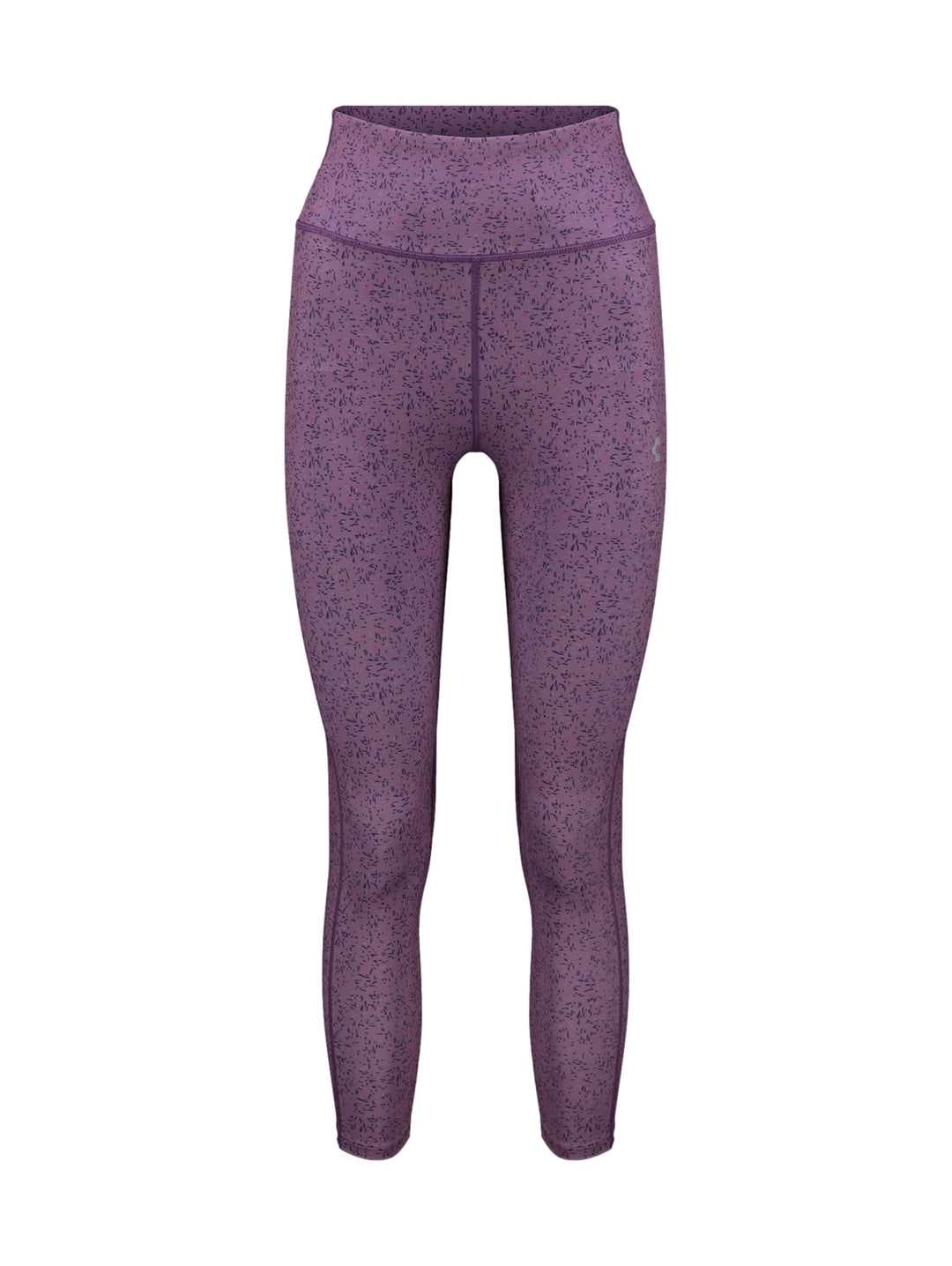 Leggings deportivos color morado jaspeado para mujer.