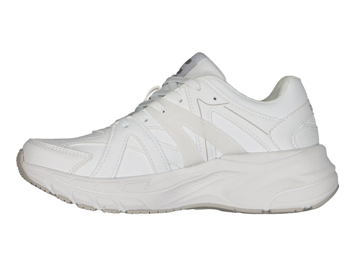 Tenis deportivos Charly Fashion Sport color blanco con suela gruesa y diseño moderno.