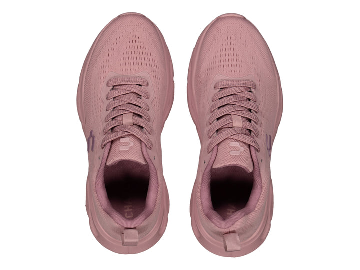 Tenis deportivos Charly Light Sport color rosa con suela amortiguada y tejido de malla.