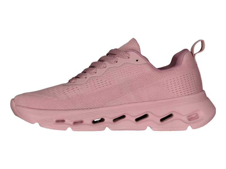 Tenis deportivos Charly Light Sport color rosa con suela amortiguada y tejido de malla.