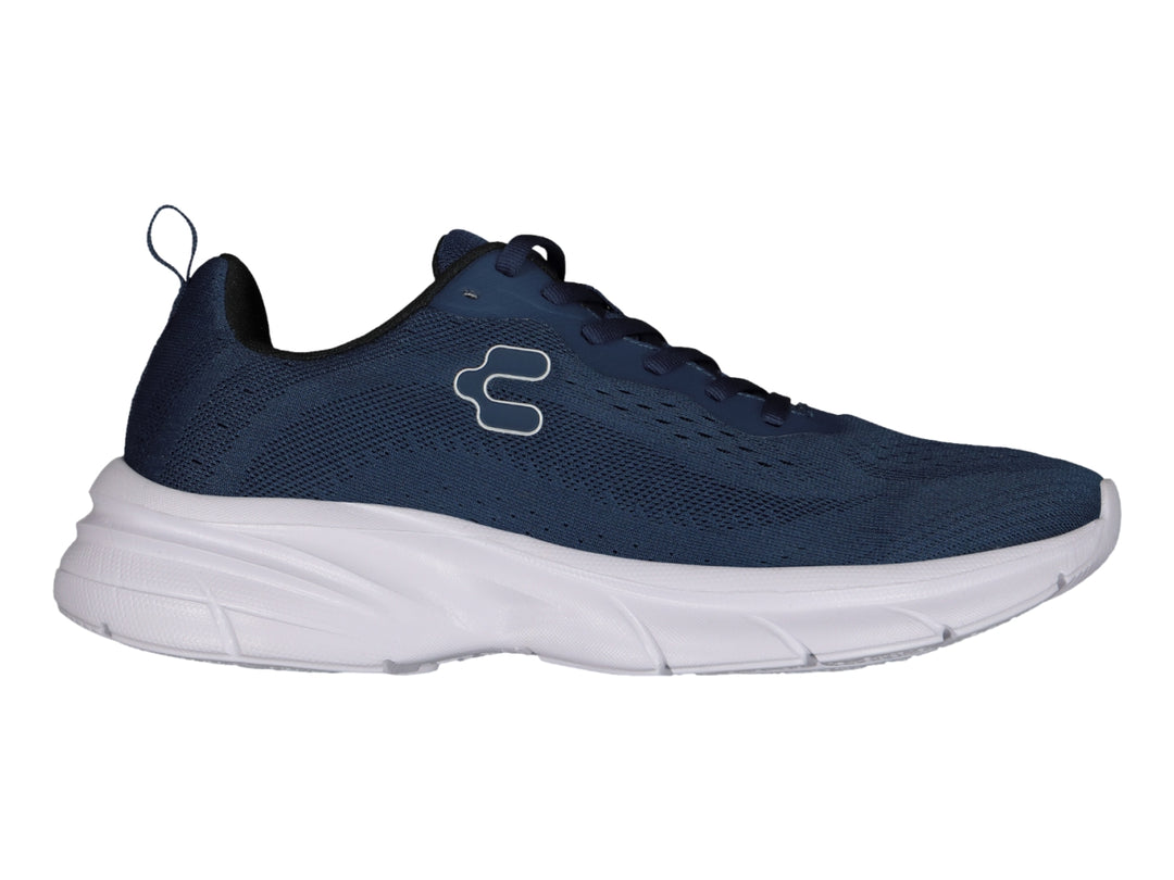Tenis deportivos Charly Light Sport en color azul marino con suela blanca.