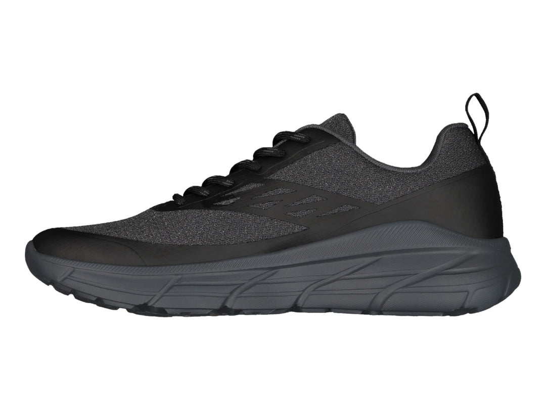 Tenis deportivos Charly Light Sport en color negro con malla transpirable y suela gruesa.