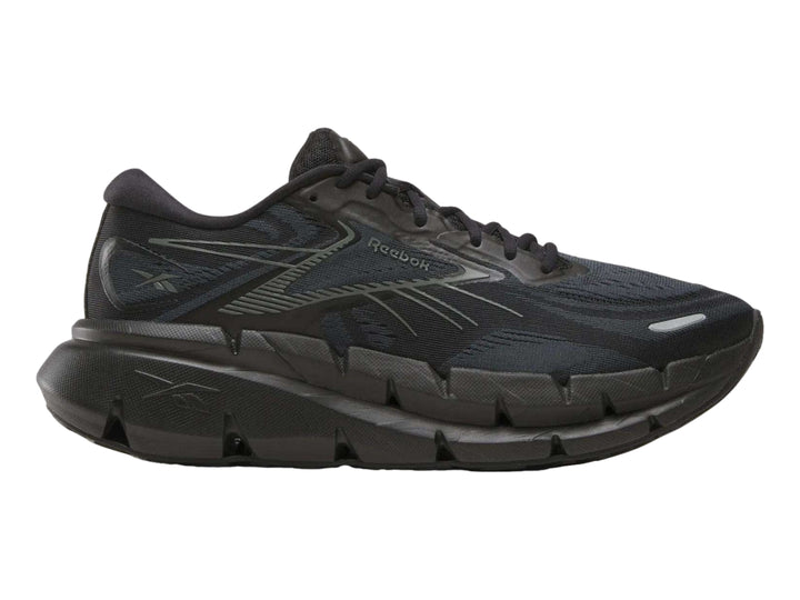 Tenis Reebok Floatzig Double en color negro para hombre, vista lateral.