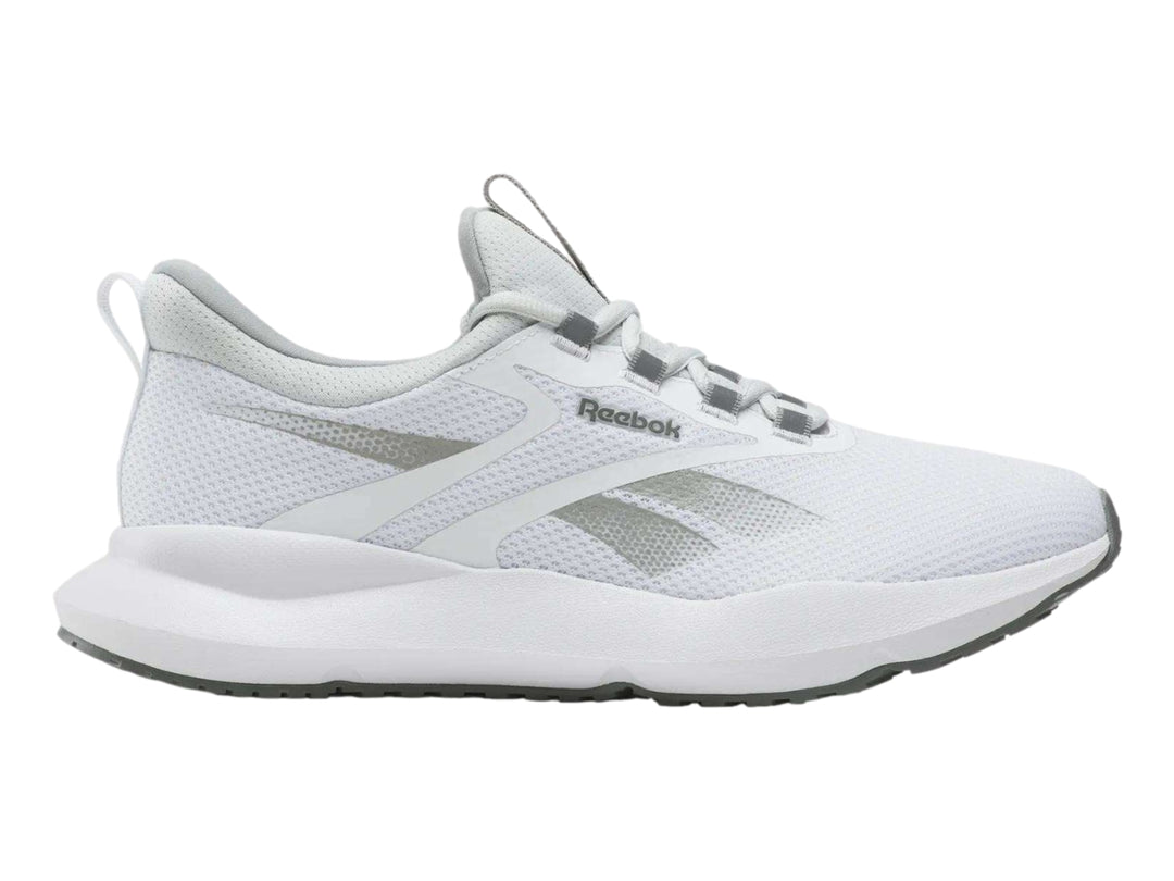 Tenis deportivos Reebok Citryde 2 color blanco con detalles en gris.