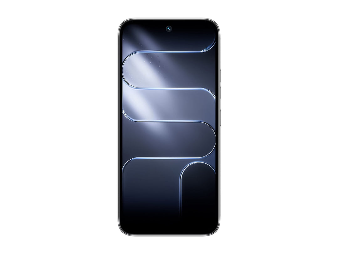 Smartphone TECNO Spark 50 en color plata y negro, vista frontal y posterior.