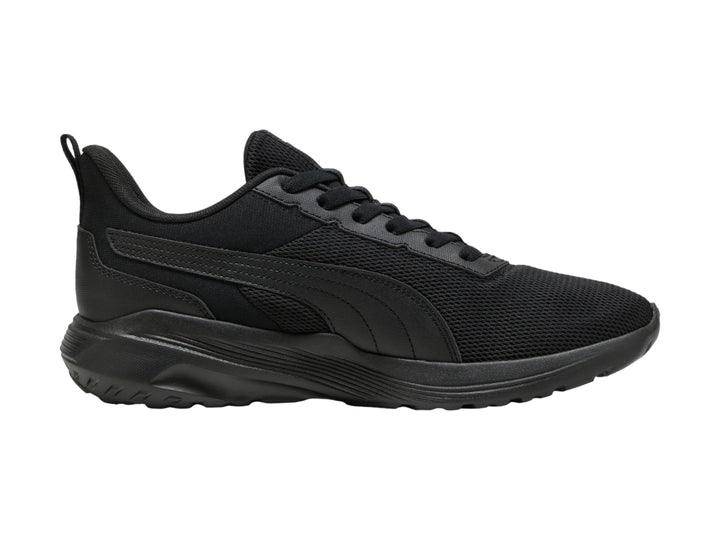 Tenis Puma Anzarun color negro para hombre con diseño deportivo y malla transpirable.