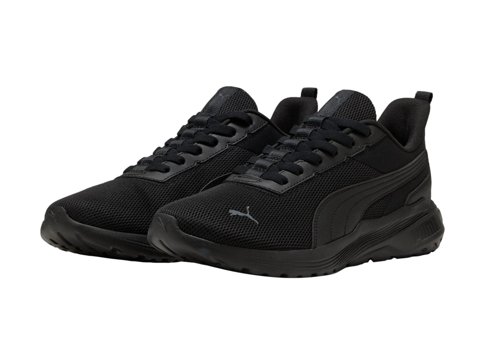 Tenis Puma Anzarun color negro para hombre con diseño deportivo y malla transpirable.