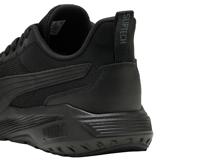 Tenis Puma Anzarun color negro para hombre con diseño deportivo y malla transpirable.