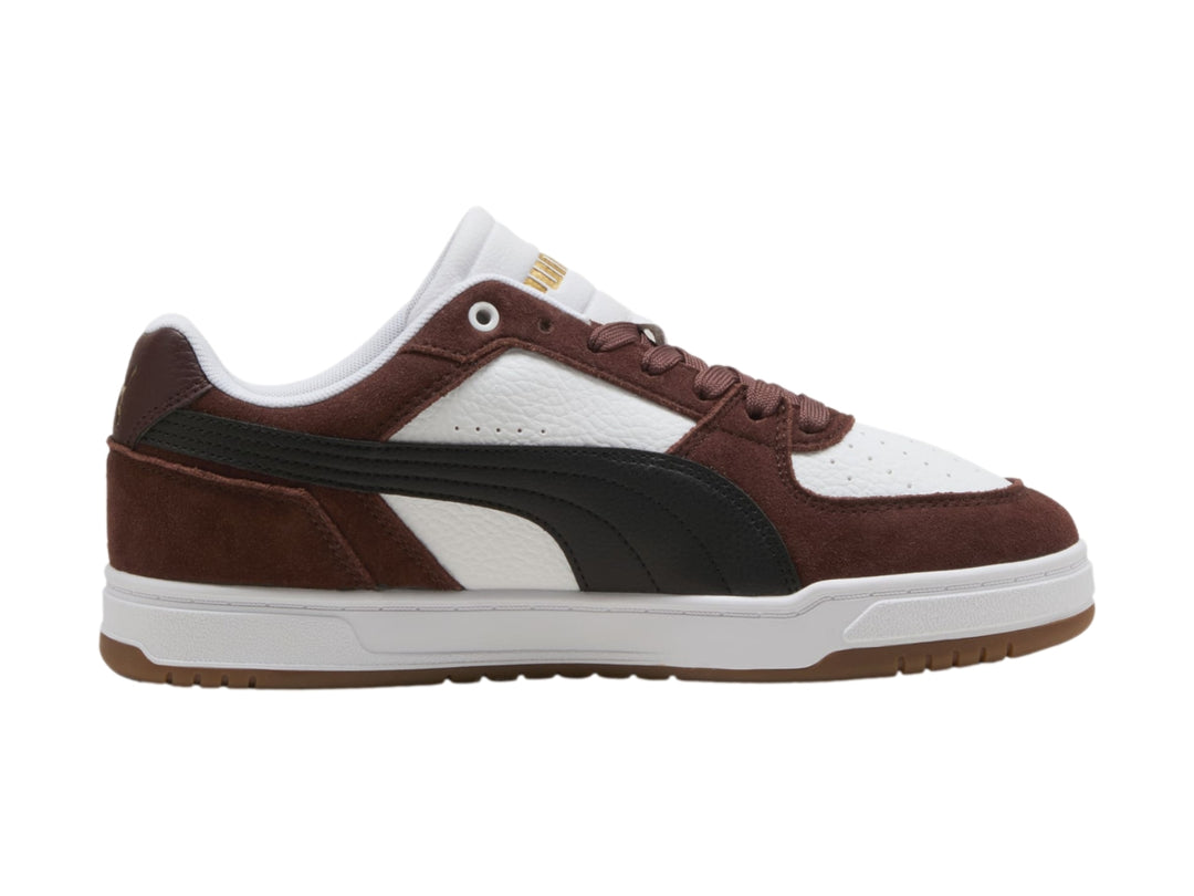 Tenis Puma Caven III OG en color marrón chocolate y blanco para hombre.