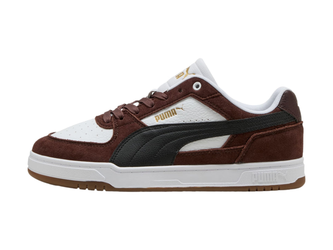 Tenis Puma Caven III OG en color marrón chocolate y blanco para hombre.