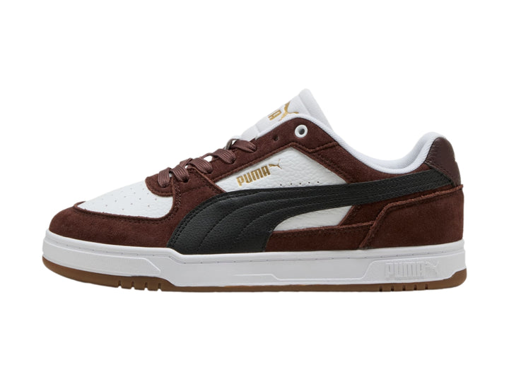 Tenis Puma Caven III OG en color marrón chocolate y blanco para hombre.