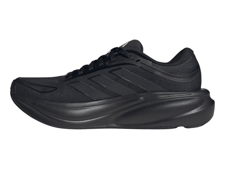 Tenis deportivos Adidas Response 2 en color negro con suela gruesa y malla transpirable.