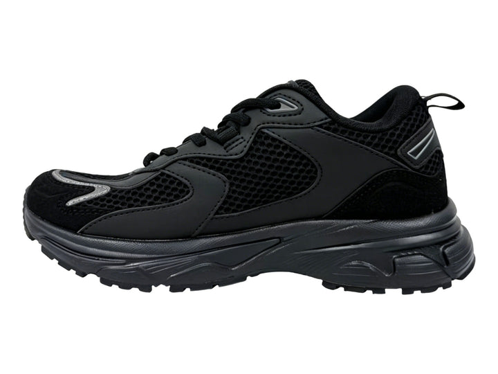 Tenis Champion Libranta en color negro con detalles en gris y suela robusta