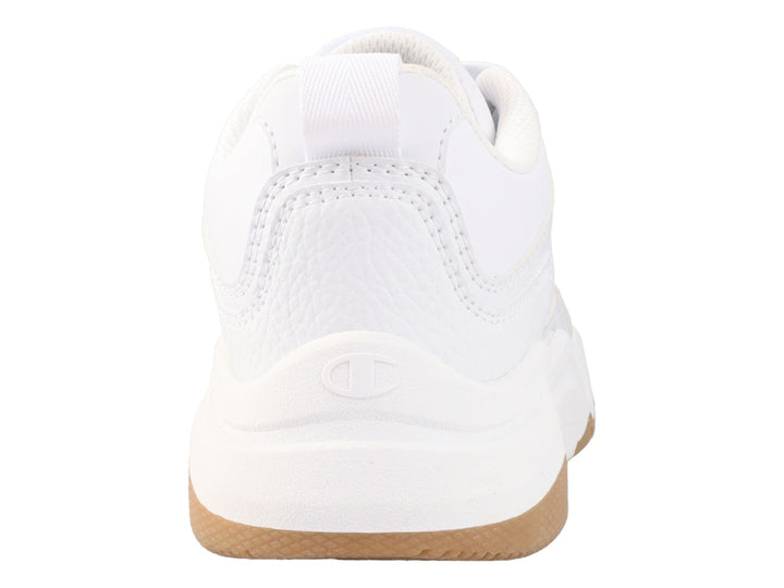 Tenis Champion Hyper V3 Next en color blanco con suela color goma y logotipo lateral en rojo y azul.