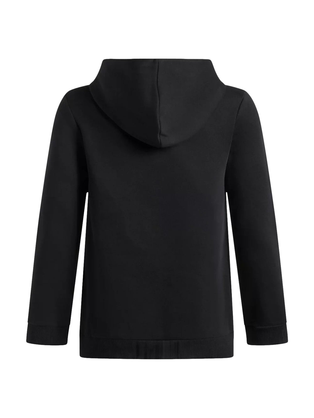 Sudadera deportiva Under Armour color negro con capucha y bolsillo frontal