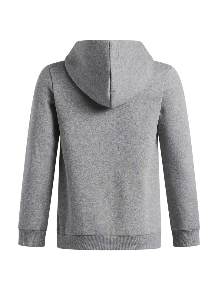 Sudadera Under Armour color gris con capucha y bolsillo frontal
