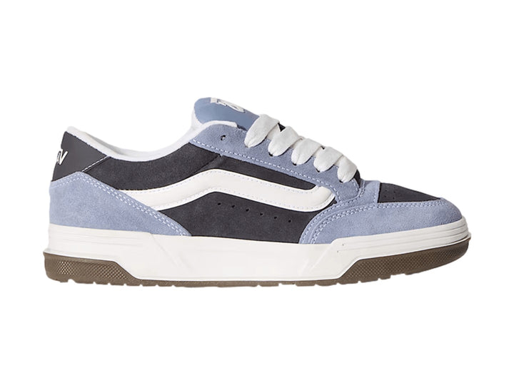 Tenis Vans Hylane en color azul Nineties Blue con detalles en blanco y suela café.