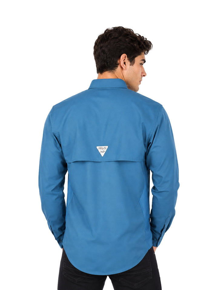 Camisas Pavini Camisa Teal para Hombre